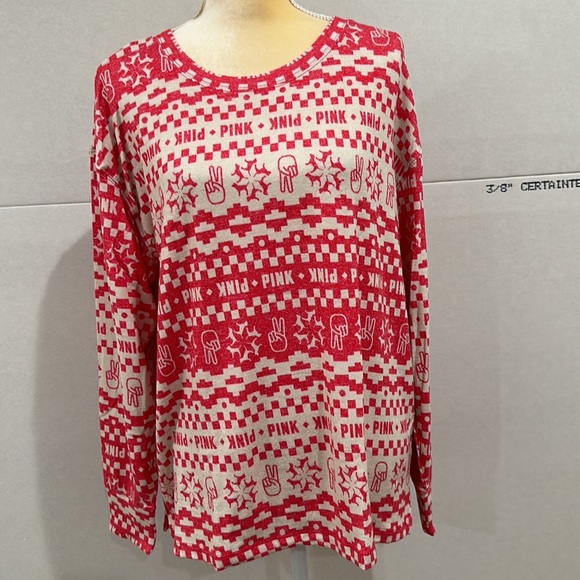 PINK Victoria's Secret Other - PINK VICTORIA’S SECRET COZY LONG-SLEEVE SLEEP SHIRT